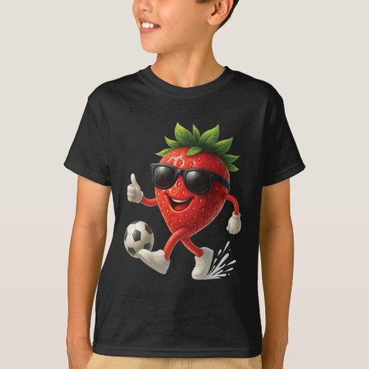ストロベリー サッカー Tシャツ (正面)