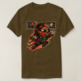 ストロベリー・スター・アサシン — ヴィンテージ宇宙忍者 Tシャツ