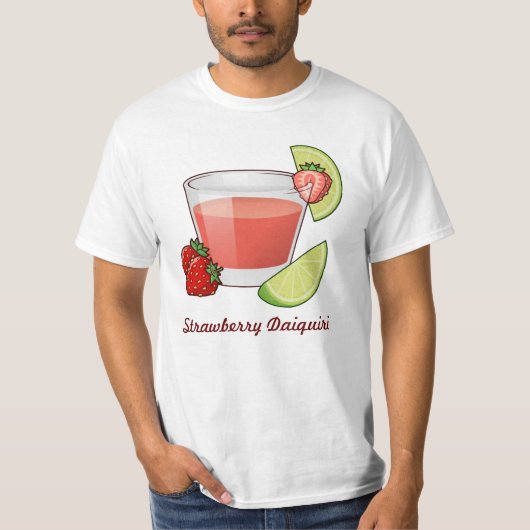 ストロベリー・ダイキリTシャツ Tシャツ (正面)