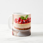 ストロベリー・チーズケーキ コーヒーマグカップ (正面左)