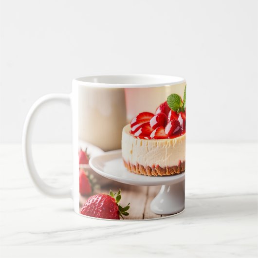 ストロベリー・チーズケーキ コーヒーマグカップ (左)