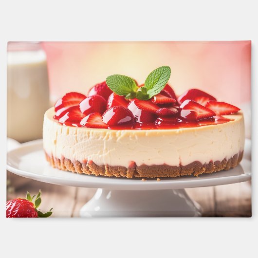 ストロベリー・チーズケーキ マグネット (正面)
