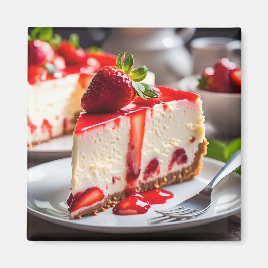 ストロベリー・チーズケーキ マグネット (正面)