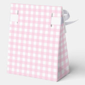 ストロベリー&ピンクプレイドガールベリーファースト誕生日 フェイバーボックス (裏面)