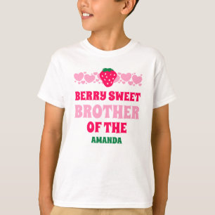 ストロベリー・ファーストバースデー・お兄さん Tシャツ