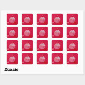 ストロベリー・フロスティング スクエアシール (シート)