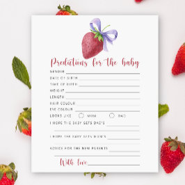 ストロベリー – ベビー予測とアドバイス