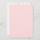 ストロベリー ベリー ファースト バースデー 招待状 (裏面)