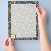 ストロベリー ペイズリー パターン フライヤー (手)