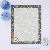 ストロベリー ペイズリー パターン フライヤー (シングル)