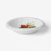 ストロベリー レース ルック  ペーパーボウル (傾斜あり)