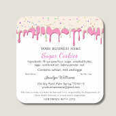 ストロベリー&ヴァイニラつや消しドリップコテージ法 スクエアシール