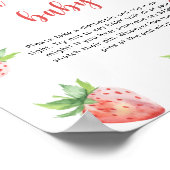 ストロベリー – 言わないベビー ポスター (角)