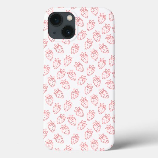 ストロベリーiPhone 13 カスケ'ド Case-Mate iPhoneケース (裏面)