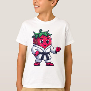 ストロベリ教えー先生:動きとベリー良い Tシャツ