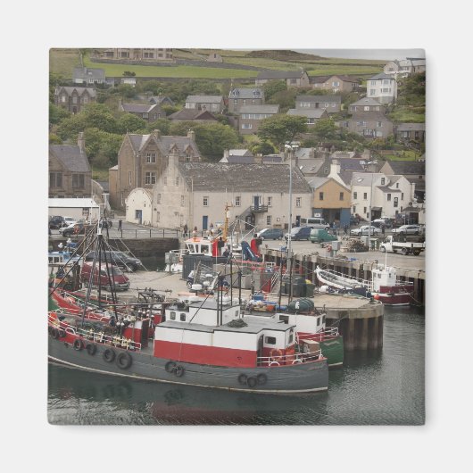 ストロムネスの北大西洋のウォーターフロント港 マグネット (正面)