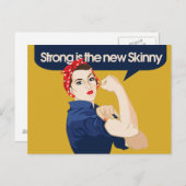 ストロングは新しいスキニー ポストカード (正面/裏面)