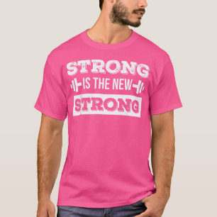 ストロングは新しい強力なバーベルグランジジムのトレーニング Tシャツ