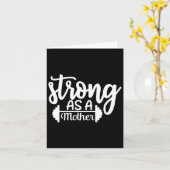 ストロングアザ母エクササイズフィットネストレーニングジムギ カード (黄色い花)