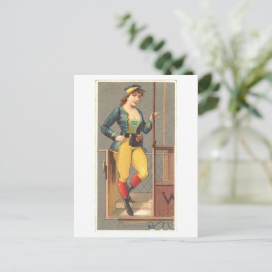 ストロングウィメンズシリーズ#50:コンダクタヴィンテージ ポストカード (スタンド正面)