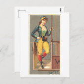 ストロングウィメンズシリーズ#50：コンダクタヴィンテージ ポストカード (正面/裏面)