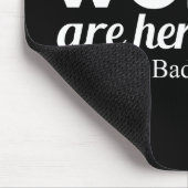 ストロングウィメンズルスバダーギンズバーグフェミニスト引用文 マウスパッド (コーナー)