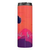 ストロングウーマンフィットネスタンブラーやる気を起こさせる- Workou タンブラー (裏面)