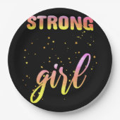 ストロングガールパステルスター ペーパープレート (正面)