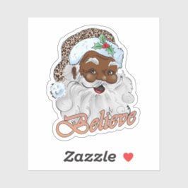 ストロングブラックサンタメラニンクリスマスクロースメンズ シール