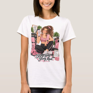 ストロングボディ ストロングマインド フィットネスコーチTシャツ Tシャツ