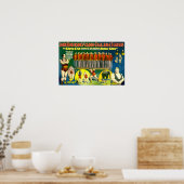 ストロングメンズサーカスショーヴィンテージ1898ポスター ポスター (キッチン)