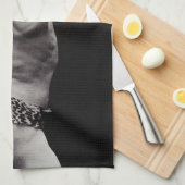 ストロングメンユーゲンサンドーボディビルによる新しいポーズ キッチンタオル (四つ折り)