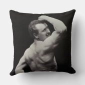 ストロングメンユーゲンサンドーボディビルによる新しいポーズ クッション (裏面)