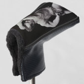 ストロングメンユーゲンサンドーボディビルによる新しいポーズ ゴルフヘッドカバー (3/4 正面)