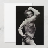 ストロングメンユーゲンサンドーボディビルによる新しいポーズ シーズンカード (正面/裏面)