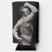 ストロングメンユーゲンサンドーボディビルによる新しいポーズ スリム缶クーラー (正面)