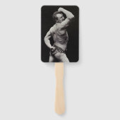 ストロングメンユーゲンサンドーボディビルによる新しいポーズ ハンドファン (裏面)