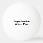 ストロングメンユーゲンサンドーボディビルによる新しいポーズ 卓球ボール (裏面)