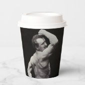 ストロングメンユーゲンサンドーボディビルによる新しいポーズ 紙コップ (正面)