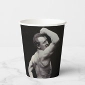 ストロングメンユーゲンサンドーボディビルによる新しいポーズ 紙コップ (裏面)