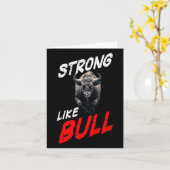 ストロングライクブルパワーリフティングボディビルジム カード (黄色い花)