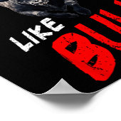 ストロングライクブルパワーリフティングボディビルジム ポスター (角)