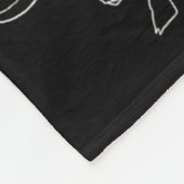 ストロングライクブルパワーリフティングボディビル フリースブランケット (角)