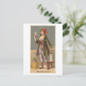 ストロング女性シリーズ#10：薬局ヴィンテージ ポストカード (スタンド正面)