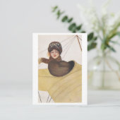 ストロング女性シリーズ#2:パイロットヴィンテージ ポストカード (スタンド正面)