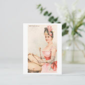 ストロング女性シリーズ#47：ケトルドラマーヴィンテージ ポストカード (スタンド正面)