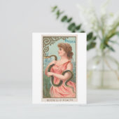 ストロング女性シリーズ#55：衛生ヘルスヴィンテージ ポストカード (スタンド正面)