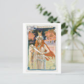 ストロング女性シリーズ#61:ブルンヒルダイラストレーション ポストカード (スタンド正面)