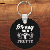 ストロング&ジかわいらしムフィットネススポーツボディビル キーホルダー (正面)