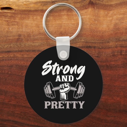 ストロング&ジかわいらしムフィットネススポーツボディビル キーホルダー (正面)